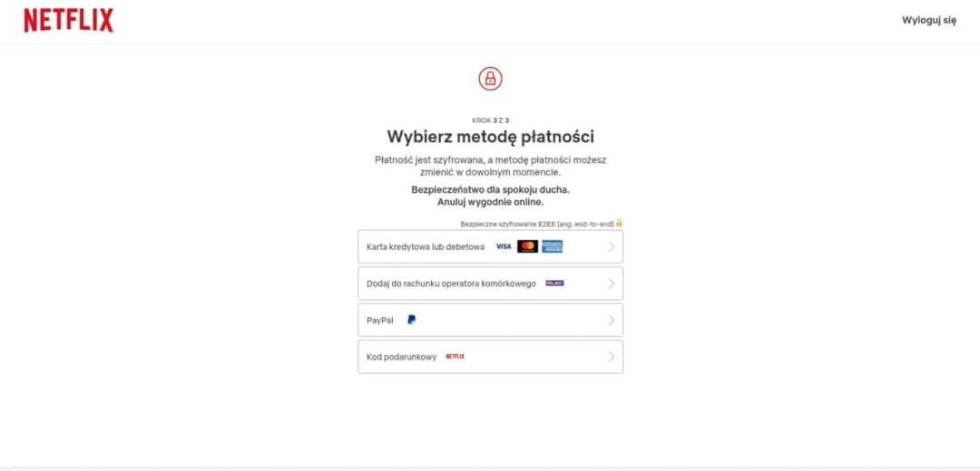 Ile czasu wystarcza karta podarunkowa Netflix na subskrypcję?