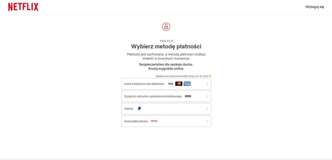 Ile czasu wystarcza karta podarunkowa Netflix na subskrypcję?