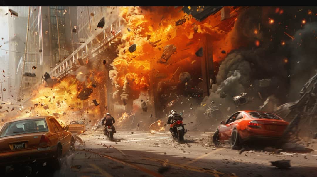 Niesamowite sceny kaskaderskie na premierze nowego filmu!